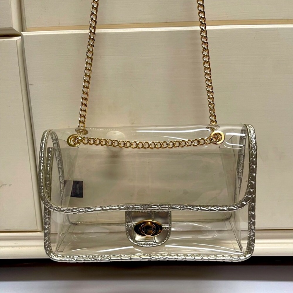 Super cute football game day  stadium shoulder bag